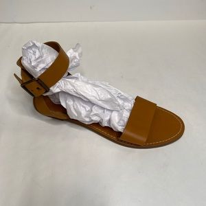 MADEWELL brown leather sandal NWOT